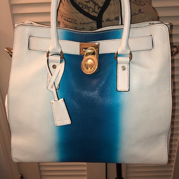 MICHAEL Michael Kors Handbags - Michael Kors Hamilton Leather “Spray Paint” Tote